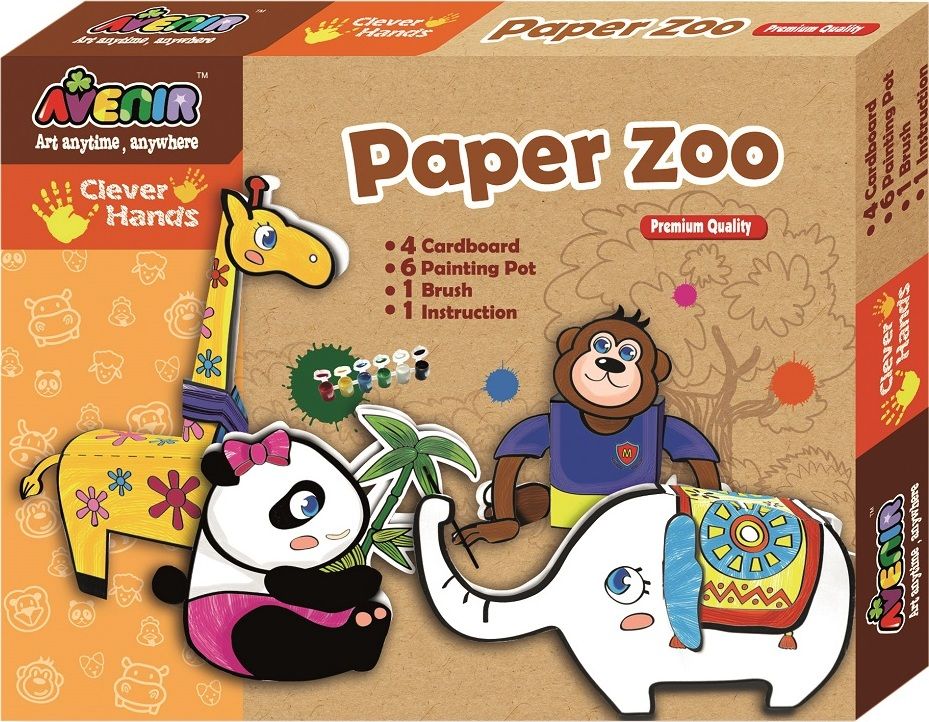 AVENIR Papírové obrázky - ZOO - obrázek 1