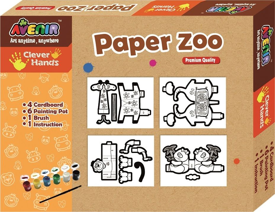 AVENIR Papírové obrázky - ZOO - obrázek 2