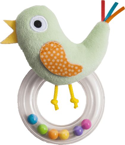 TAF TOYS Chrastítko ptáček - obrázek 1