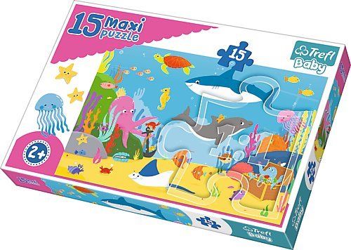 TREFL Puzzle Podmořský svět MAXI 15 dílků - obrázek 2