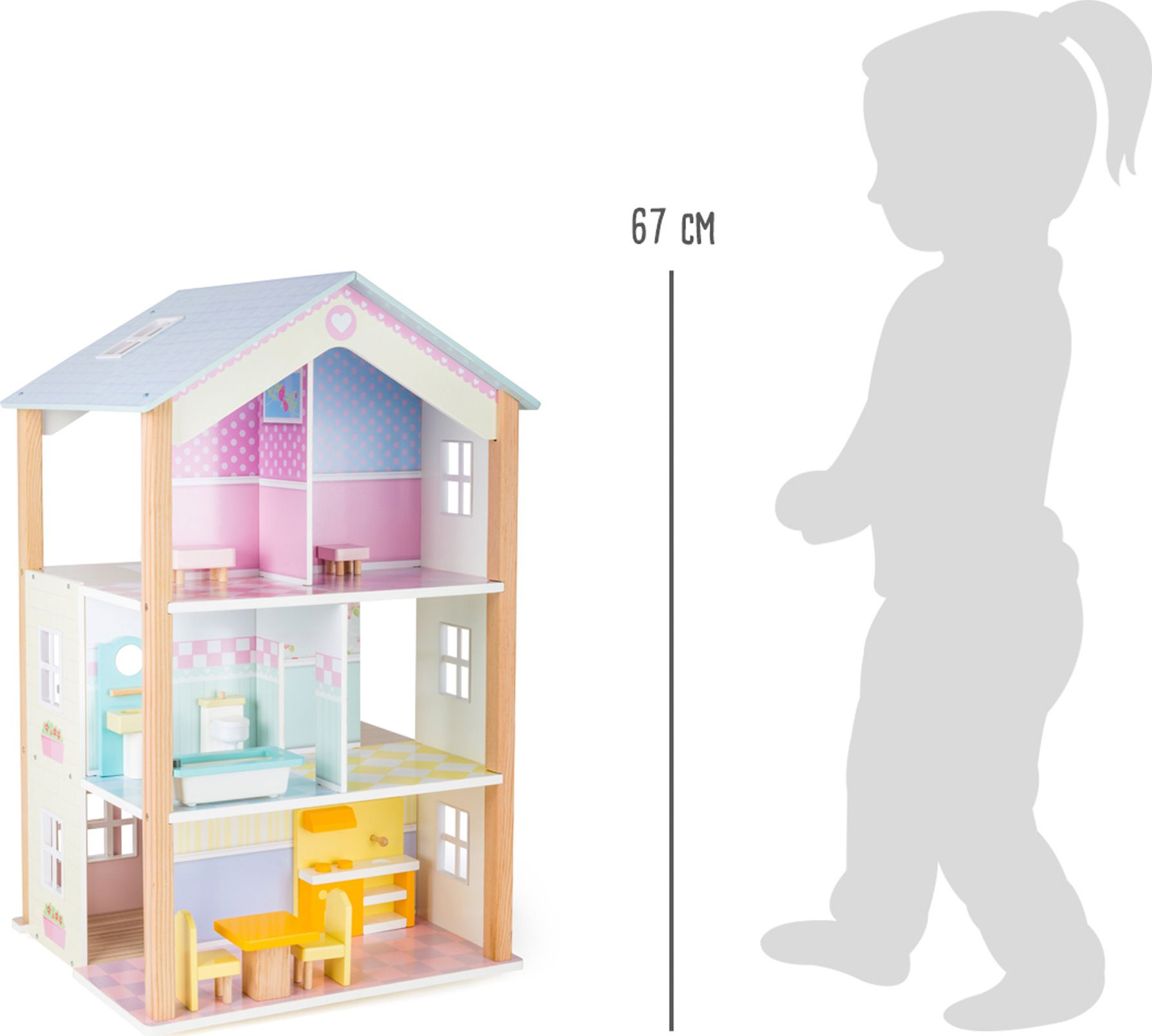SMALL FOOT BY LEGLER Small Foot Domeček pro panenku otočný palác - obrázek 8