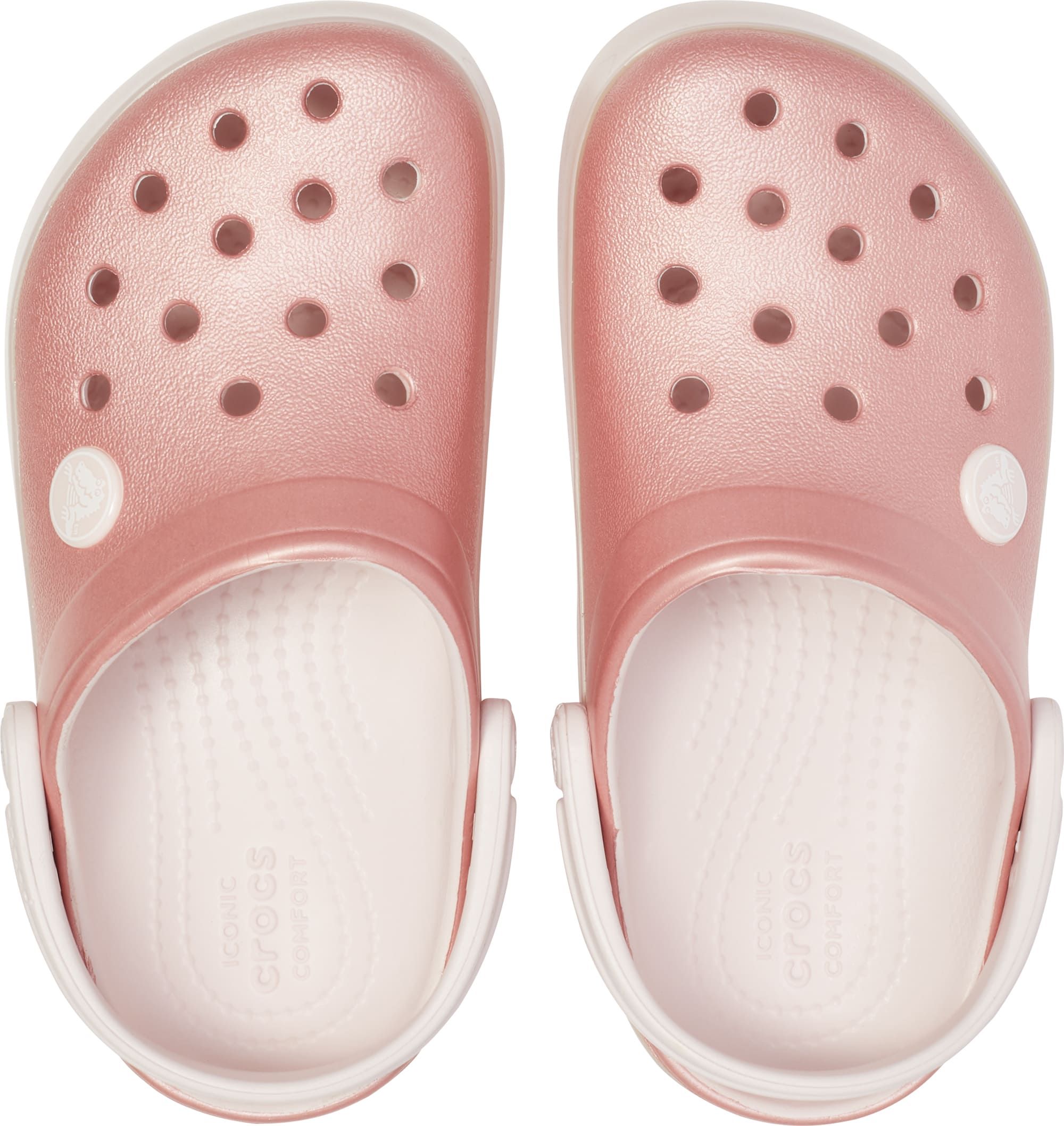 Crocs růžové dívčí pantofle Crocband Ice Pop Clog Barely Pink - 29/30 - obrázek 4