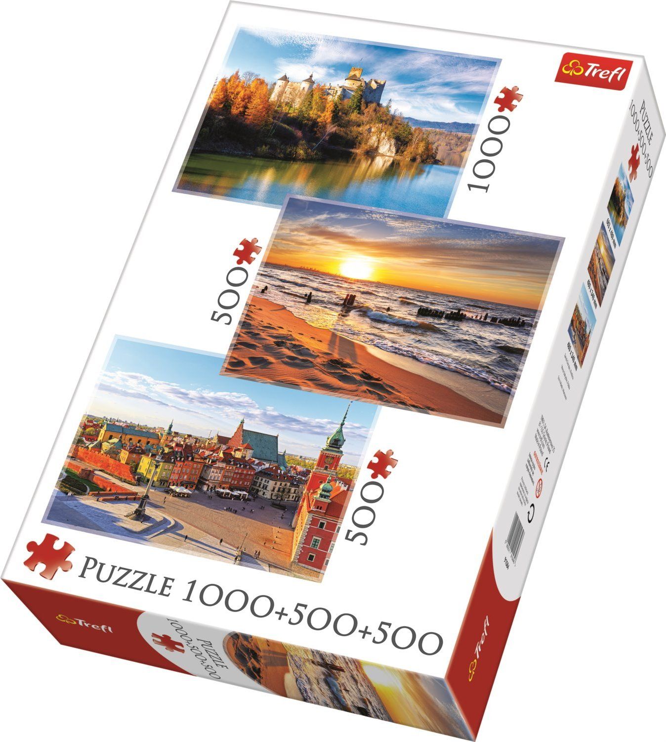 TREFL Puzzle Krásy Polska 1000 + 500 + 500 dílků - obrázek 1