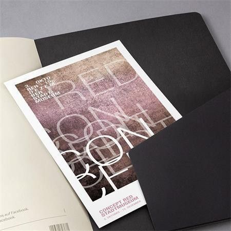 Záznamní kniha "Conceptum", černá, A5, čtverečkovaný, 60 listů, SIGEL - obrázek 1