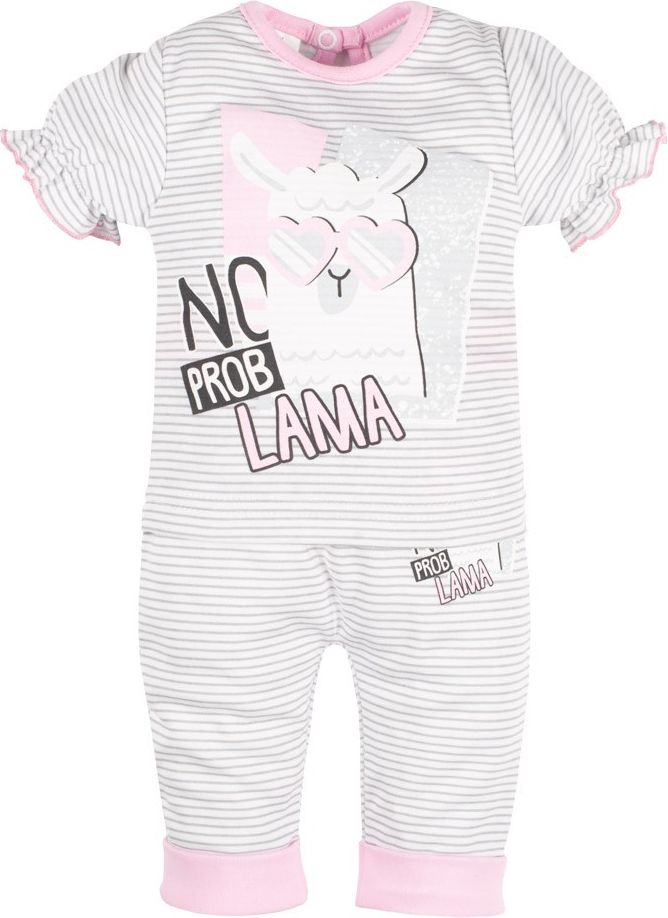 Kojenecké tričko s krátkým rukávem a tepláčky New Baby Lama 92 (18-24m) - obrázek 1