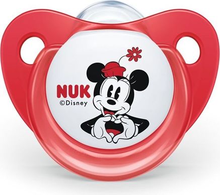 NUK | NUK | Šidítko Trendline NUK Disney Mickey Minnie 6-18m červené Box | Červená | 6-18 m - obrázek 1