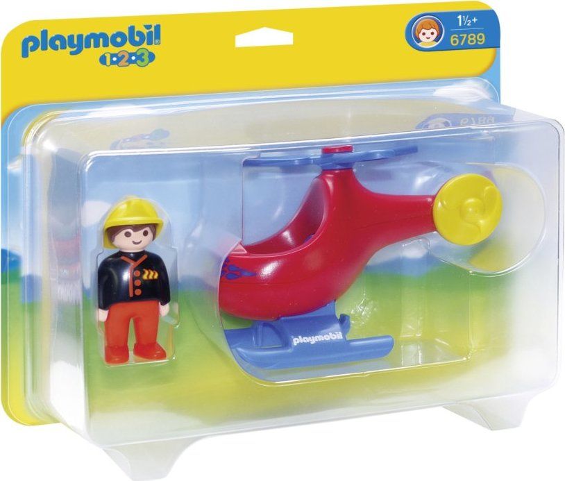 PLAYMOBIL Požární helikoptéra (1.2.3) 6789 - obrázek 2