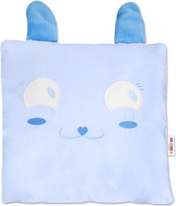 Baby Nellys Dekorační polštářek s oušky, 40x40cm - Pejsek