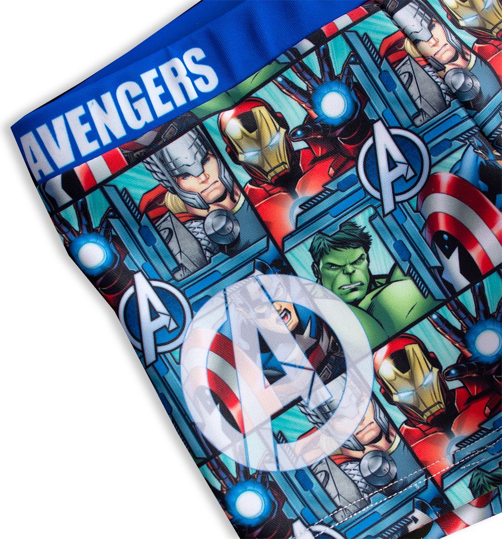Chlapecké plavky MARVEL AVENGERS modré Velikost: 122 - obrázek 2