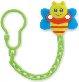 Řetízek na dudlík Baby Mix Včelka, Dle obrázku - obrázek 1