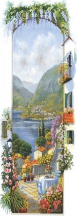 ART PUZZLE Vertikální puzzle Jezero Maggiore 1000 dílků - obrázek 1