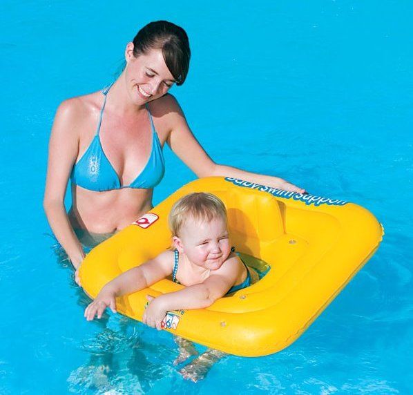 BESTWAY Nafukovací čtvercový kruh s křížem 69cm - obrázek 2