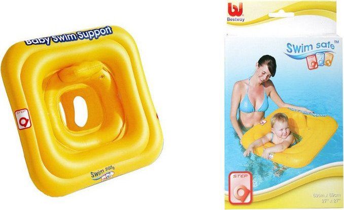 BESTWAY Nafukovací čtvercový kruh s křížem 69cm - obrázek 3