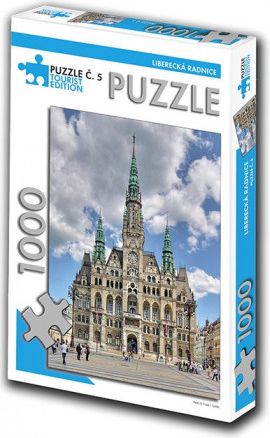 TOURIST EDITION Puzzle Liberecká radnice 1000 dílků (č.5) - obrázek 1