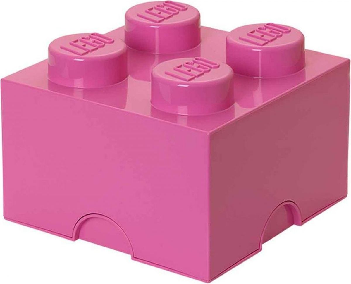 LEGO Úložný box 25 x 25 x 18 cm Růžová - obrázek 1