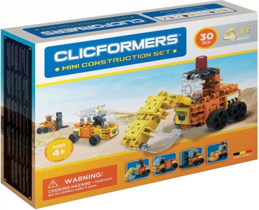 Clicformers Mini: Stavební auta 30 dílků - obrázek 1