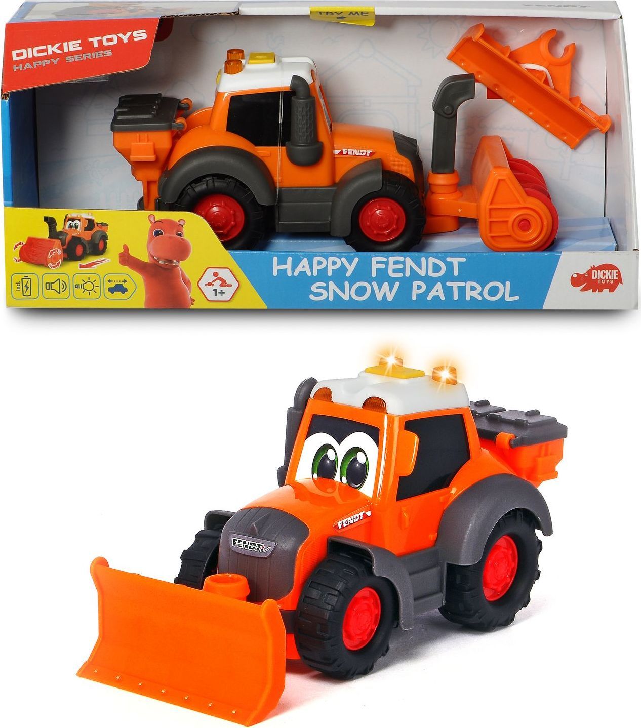 DICKIE Traktor Happy Fendt Snow Patrol - obrázek 1
