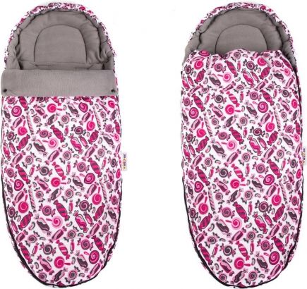 Fusák Maxi Baby Nellys ® 105x50cm - sladkosti růžové - obrázek 1