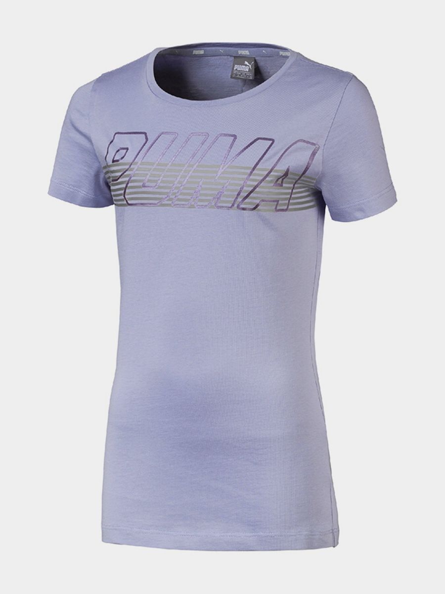 Puma Alpha Logo Tee fialová 176 - obrázek 1