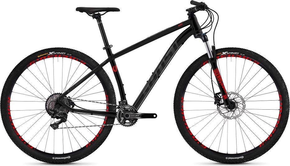 Ghost Kato 9.9 AL U 29" - model 2019 Night Black / Titanium Grey / Riot Red - XL (21") - obrázek 1
