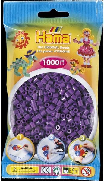 Hama Midi - korálky fialové 1000 ks - obrázek 1
