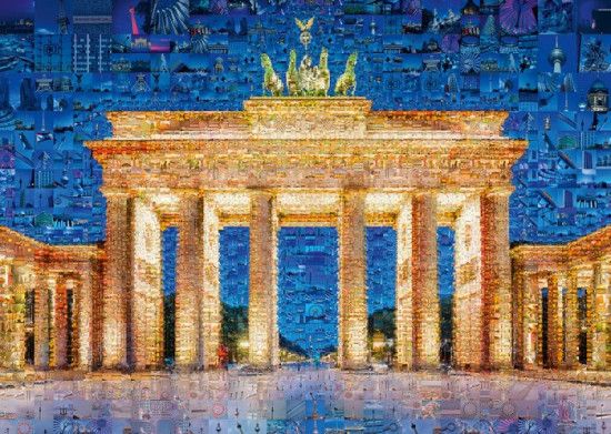 SCHMIDT Puzzle Koláž Berlín 1000 dílků - obrázek 1
