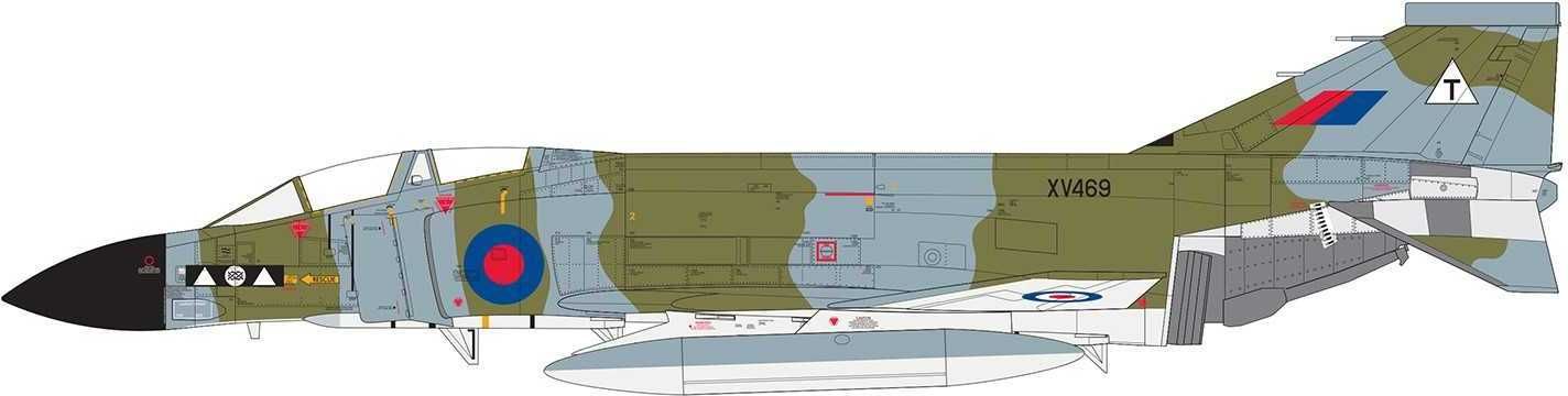 AIRFIX Classic Kit letadlo A06017 - McDonnell Douglas FGR2 Phantom (1:72) - obrázek 3