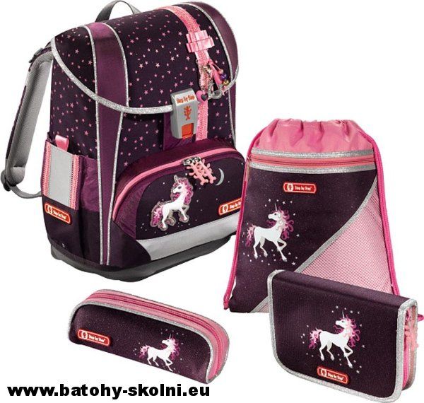 Školní aktovka Hama 4 dílný set Step by Step Light 2 Jednorožec - Doprava Zdarma - obrázek 1