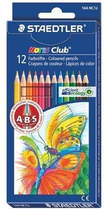 Barevné pastelky "Noris Club", 12 barev, šestihranné, STAEDTLER, set 12 ks - obrázek 1