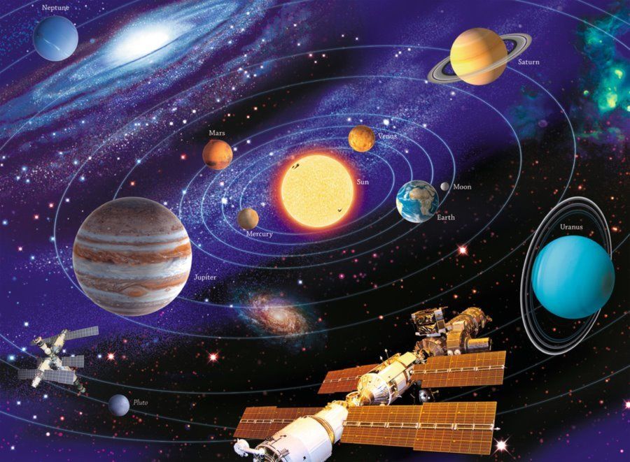 RAVENSBURGER Puzzle Sluneční soustava XXL 200 dílků - obrázek 1