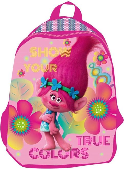 Beniamin Dětský batůžek Trollové Poppy Polyester 25x29x10 cm - obrázek 1
