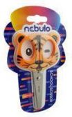Nůžky, tygr, dětské, 13,5 cm, NEBULO - obrázek 1
