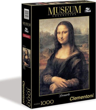 CLEMENTONI Puzzle Mona Lisa 1000 dílků - obrázek 1