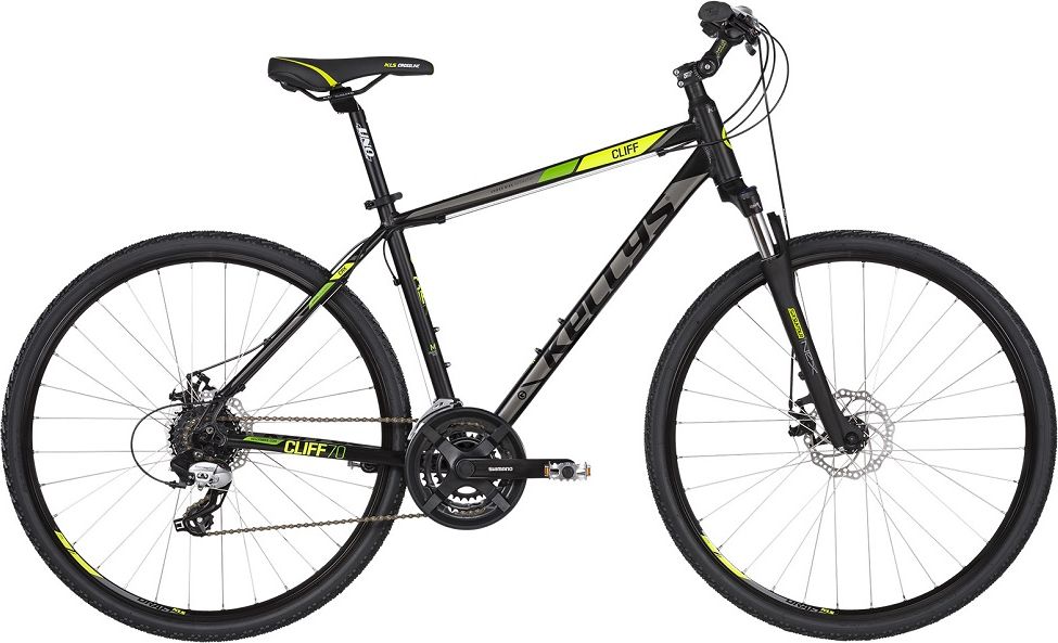 Kellys CLIFF 70 28" - model 2019 Black Green - L (21'') - obrázek 1