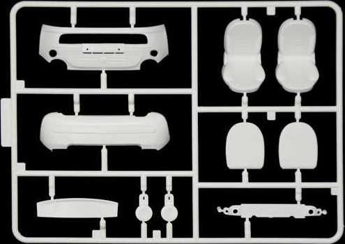 ITALERI Model Kit auto 3647 - Fiat 500 (2007) (1:24) - obrázek 7