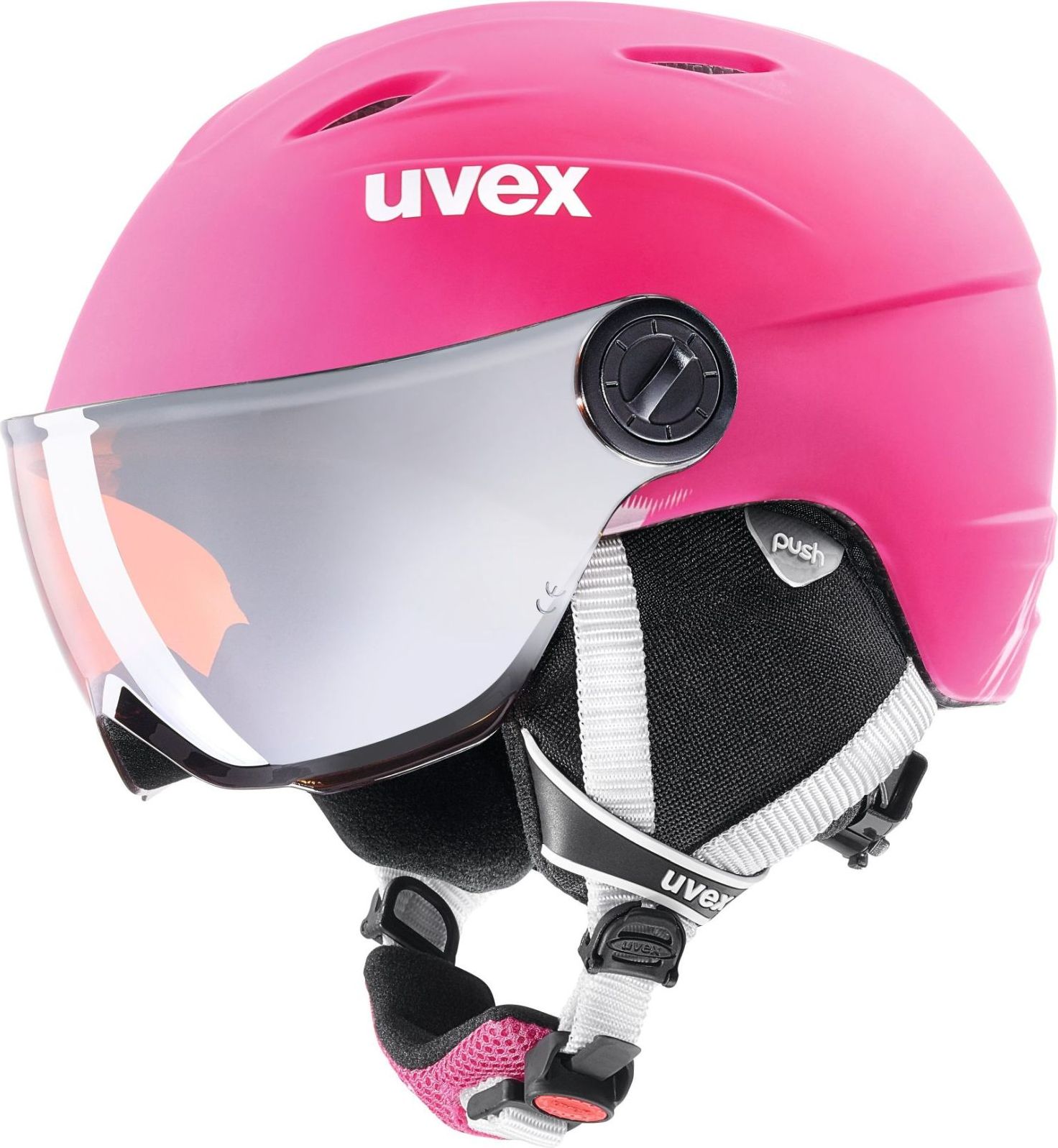 Junior visor pro - pink mat 52-54 - obrázek 1