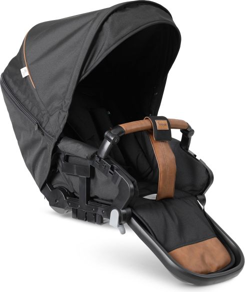 Emmaljunga NXT Sportovní nástavba Flat Outdoor Black Eco - obrázek 1