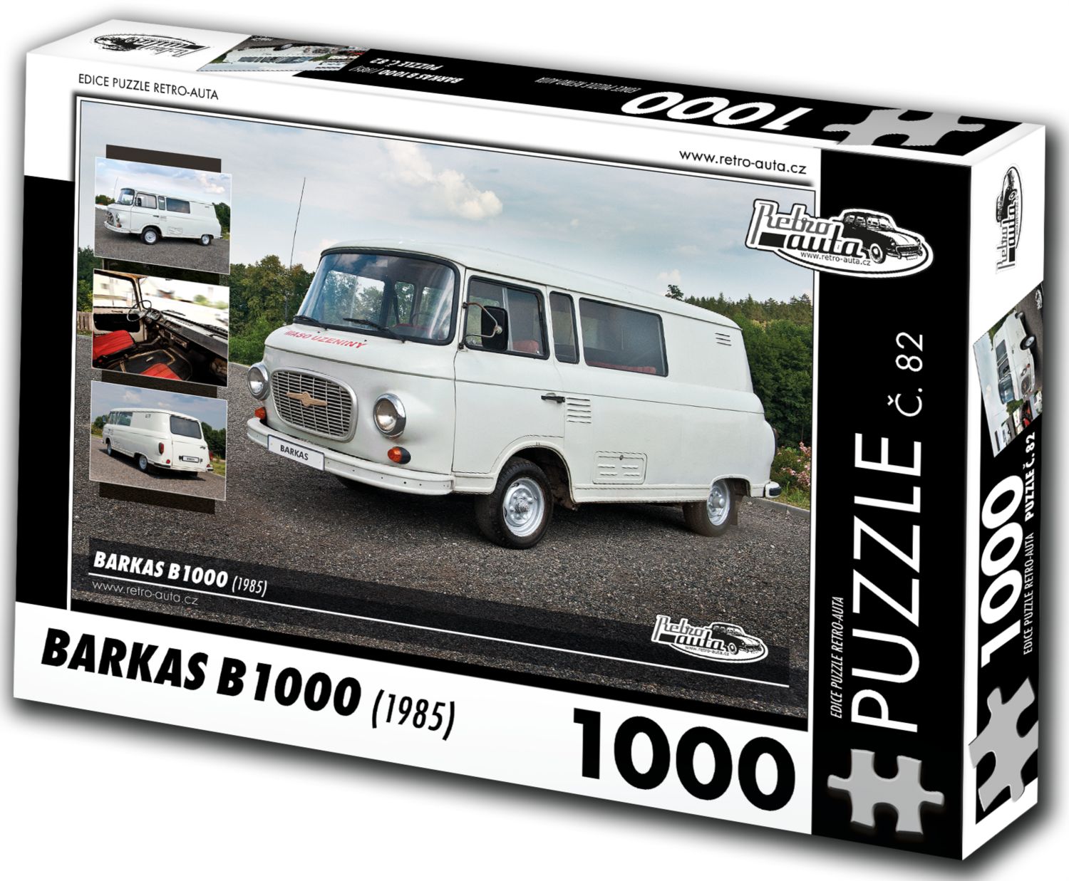 RETRO-AUTA Puzzle č. 82 Barkas B 1000 (1985) 1000 dílků - obrázek 1