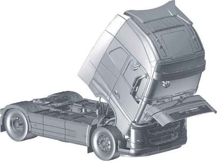 ITALERI Model Kit truck 3940 - VOLVO FH4 GLOBETROTTER XL (1:24) - obrázek 4