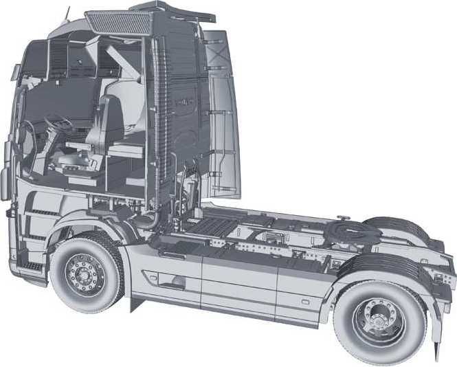 ITALERI Model Kit truck 3940 - VOLVO FH4 GLOBETROTTER XL (1:24) - obrázek 7