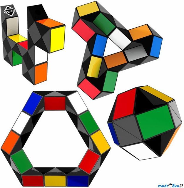 Hlavolam - Rubik’s, Had Twist original - obrázek 1
