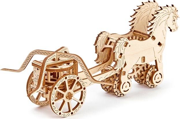 Wooden.city Wooden City 3D mechanické puzzle - Vůz Da Vinci - obrázek 2