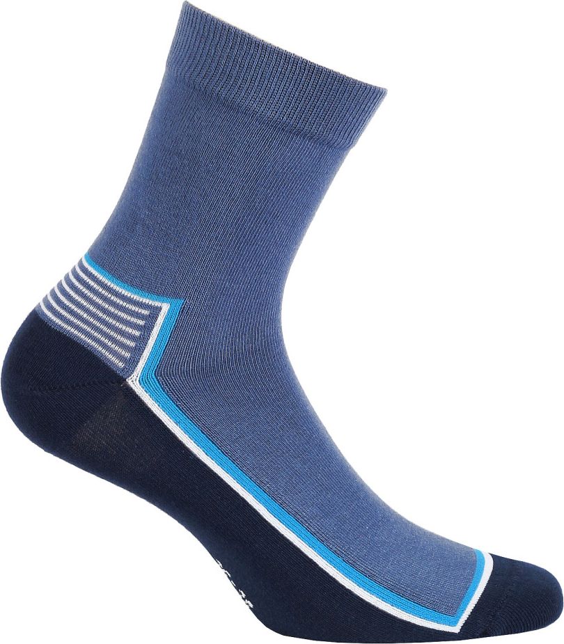 Chlapecké ponožky GATTA PROUŽEK modré Velikost: 36-38 - obrázek 1