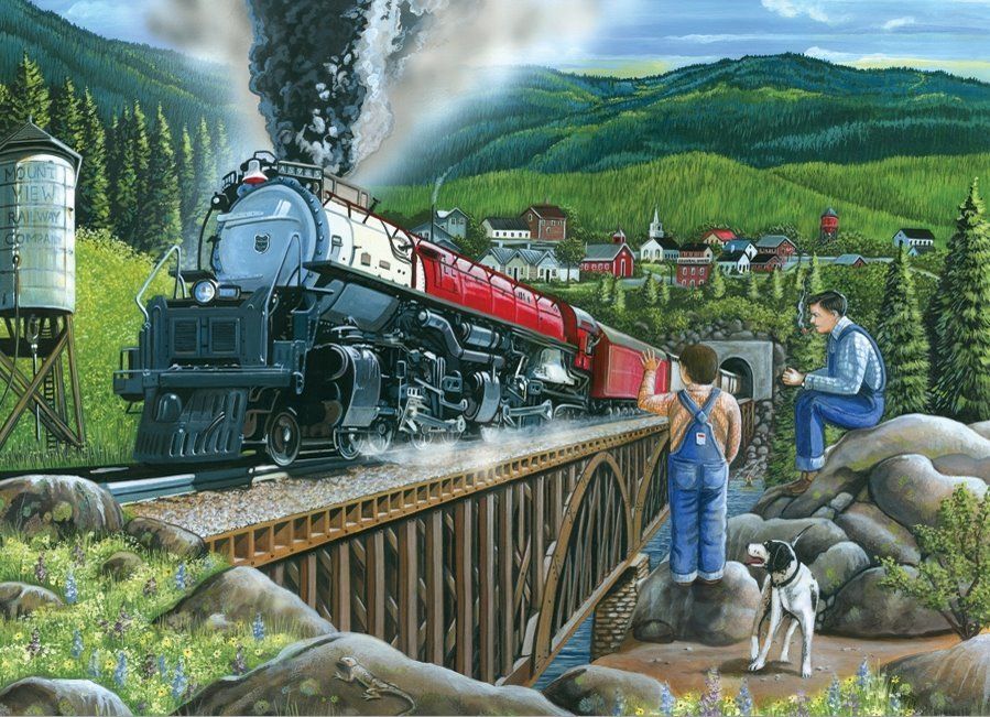 COBBLE HILL Puzzle Pára za městem XL 275 dílků - obrázek 1