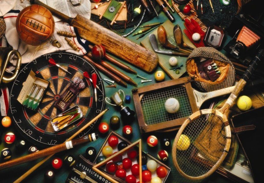 ANATOLIAN Puzzle Sbírka sportovních potřeb 500 dílků - obrázek 1