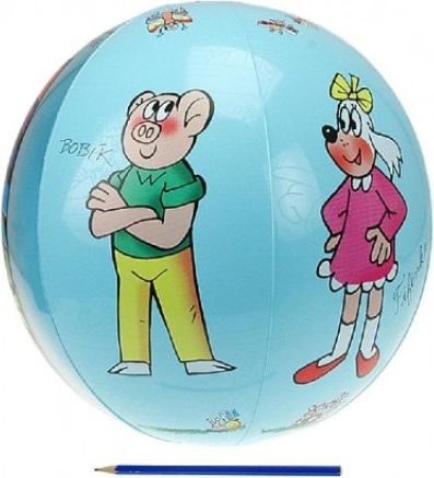 Míč nafukovací Čtyřlístek 50cm - obrázek 1
