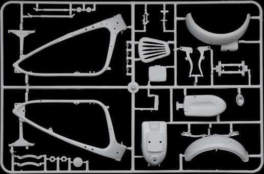 ITALERI Model Kit military 7406 - Zundapp KS 750 with sidecar (1:9) - obrázek 12