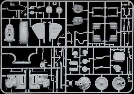 ITALERI Model Kit military 7406 - Zundapp KS 750 with sidecar (1:9) - obrázek 15