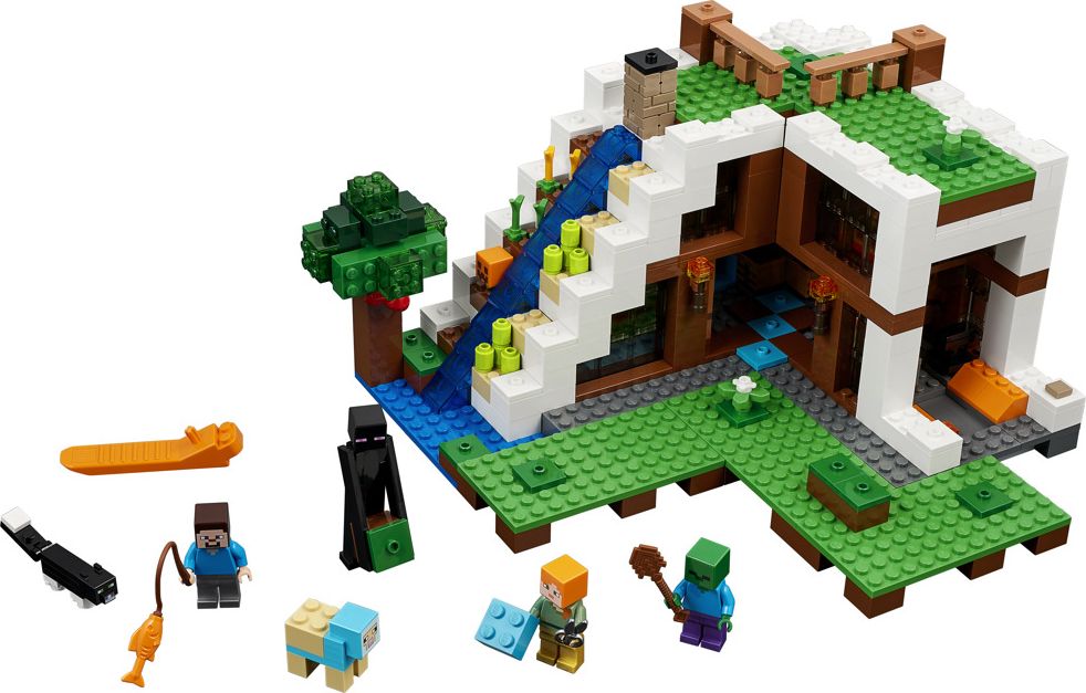 LEGO Minecraft Základna ve vodopádu - obrázek 3