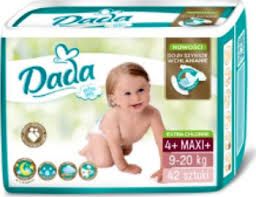 DADA Extra Soft 4+ Maxi + (9-20 kg) 42ks - obrázek 1